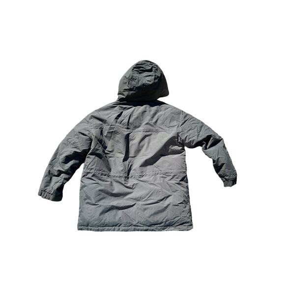 GL Artic Series Down Filled Vibes Jacket Hooded Zip Up Winter Warm Grey‎ Mens XL - Picture 3 of 9